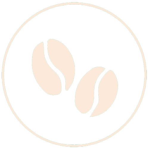 Coffee bean give-back icon